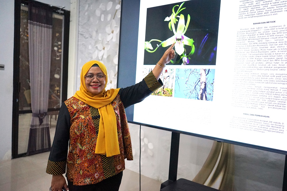 Dosen Ilmu Lingkungan Unigoro Ungkap Bojonegoro Punya Spesies Anggrek Endemik