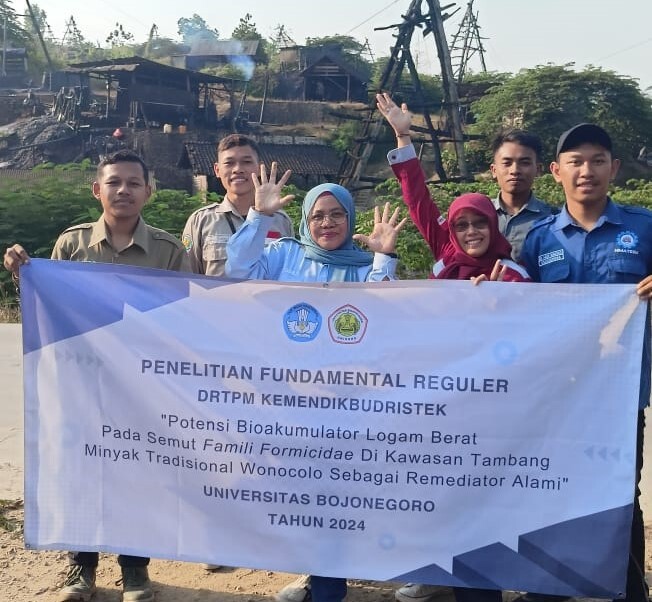 Ketua LPPM Unigoro Ungkap Semut di Tambang Minyak Wonocolo Serap Berbagai Logam Berat